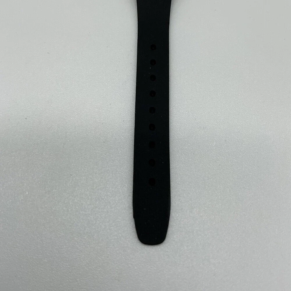 Vintage Swatch BG/BC Womens Watch 25mm Gold Tone Leopard Dial Black Band LT102